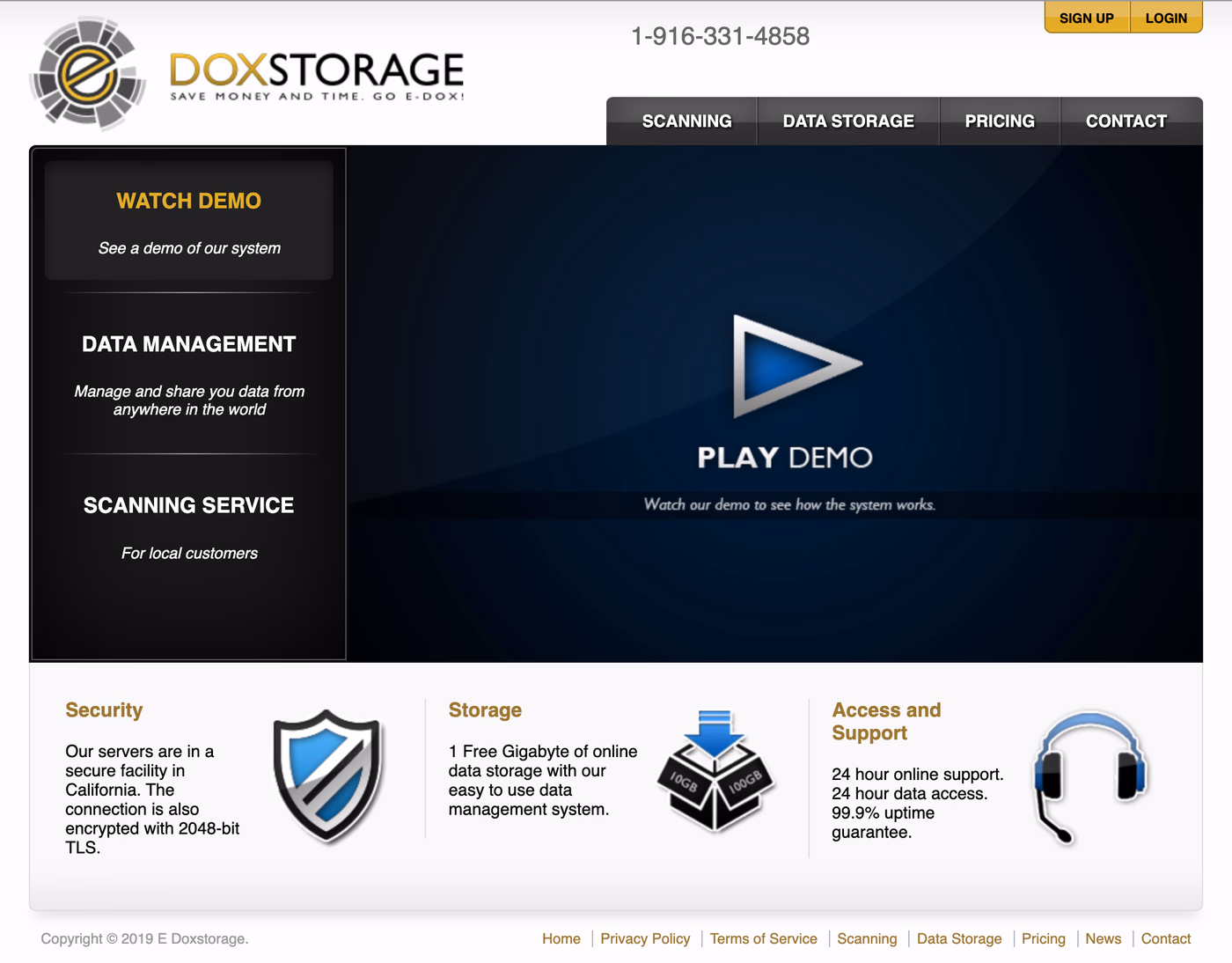 E Doxstorage — desktop