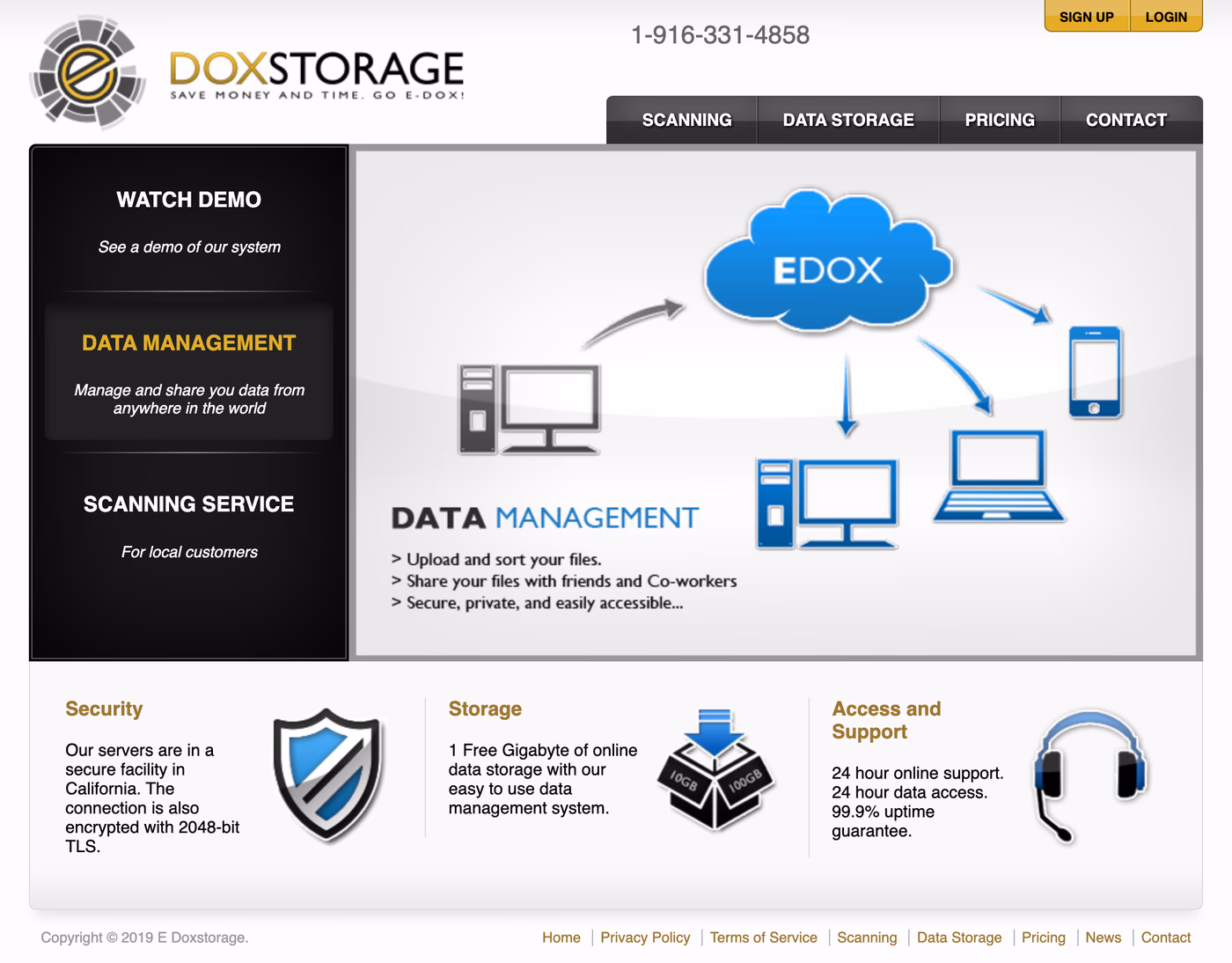 E Doxstorage — desktop
