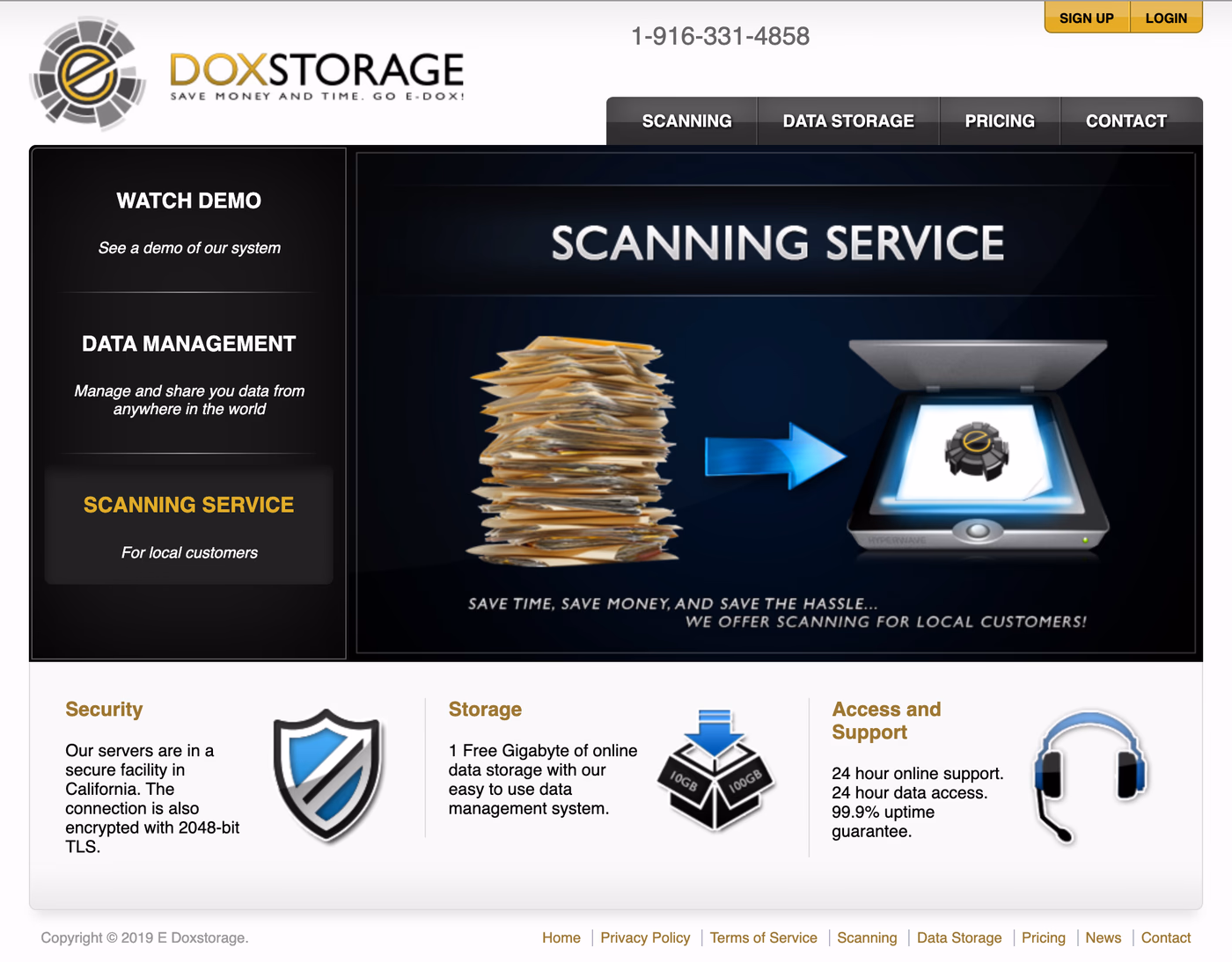 E Doxstorage — desktop
