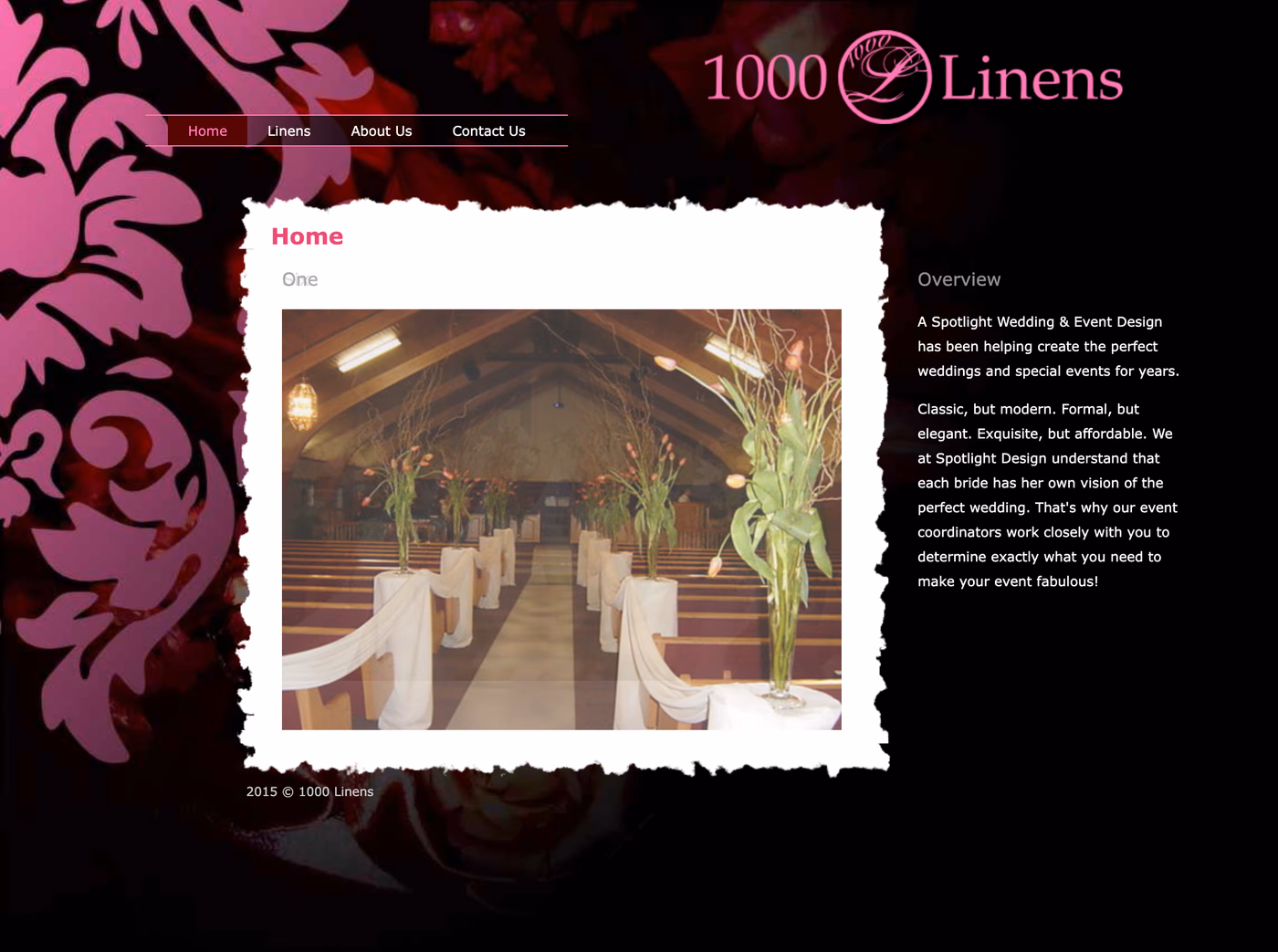 1000 Linens — desktop