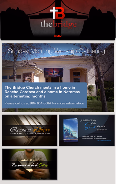 The Bridge Church — mobile